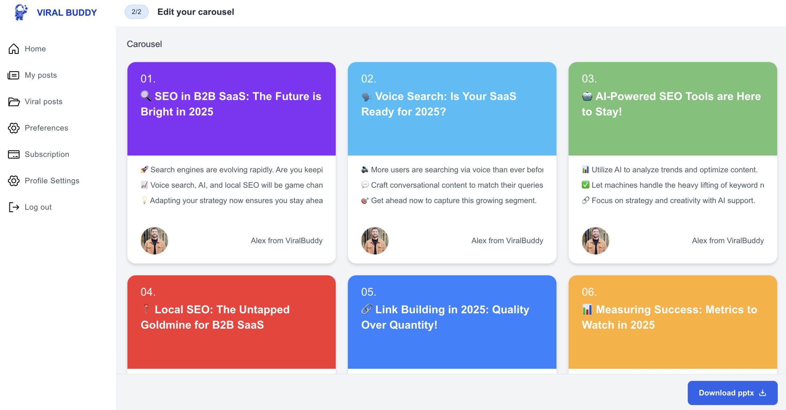 create linkedin carousel with ai